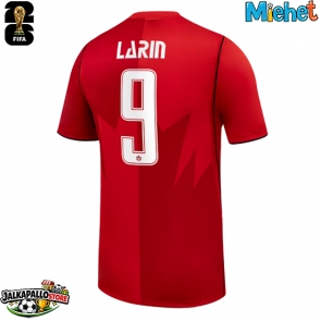 Kanada Cyle Larin #9 Kotipaita MM-kisat 2026 Lyhythihainen